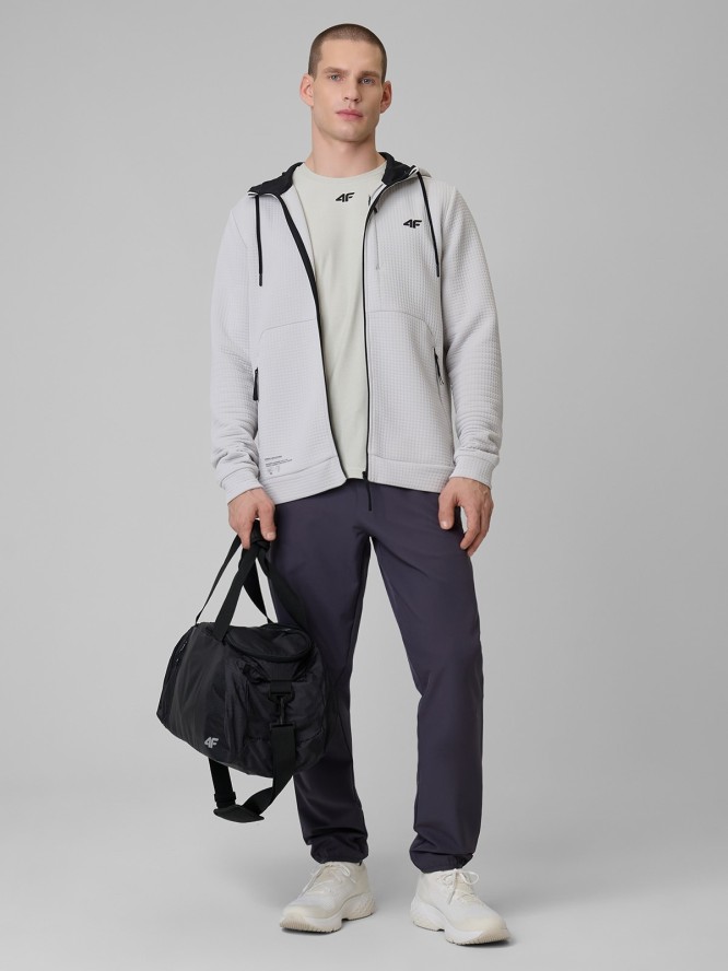 4F Spodnie treningowe szybkoschnące męskie - szare L