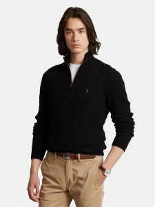Polo Ralph Lauren Sweter 710876766005 Czarny Regular Fit
