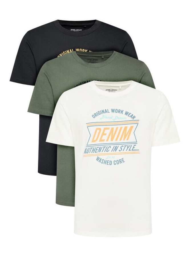 Blend Komplet t-shirtów 20718785 Kolorowy Regular Fit