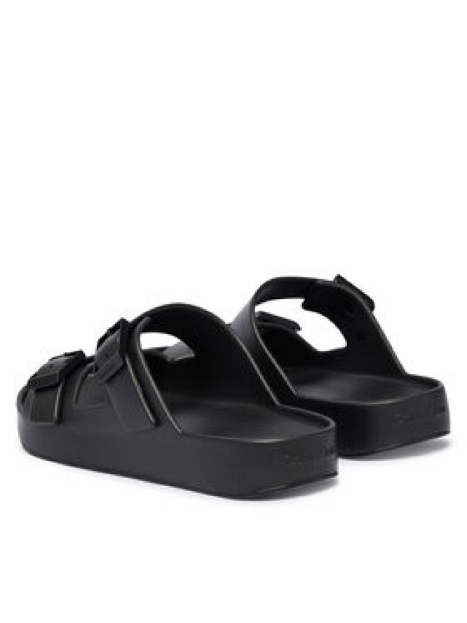 Calvin Klein Klapki Ergon Eva Double Bar Sandal HM0HM02116 Czarny