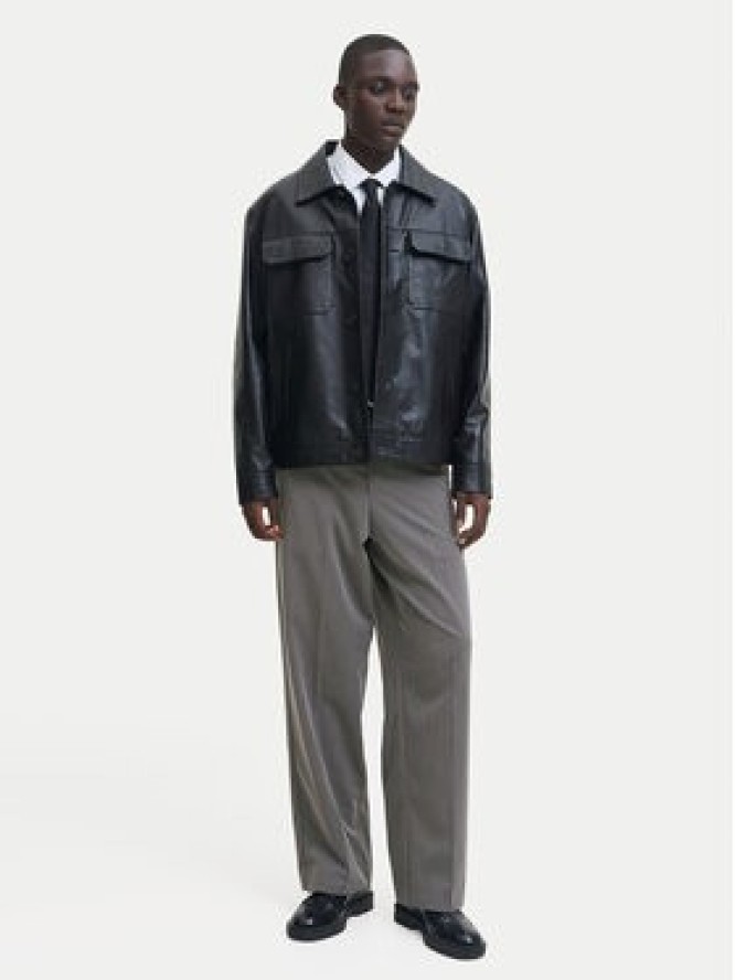 Jack & Jones Chinosy Bill 12293368 Szary Wide Leg