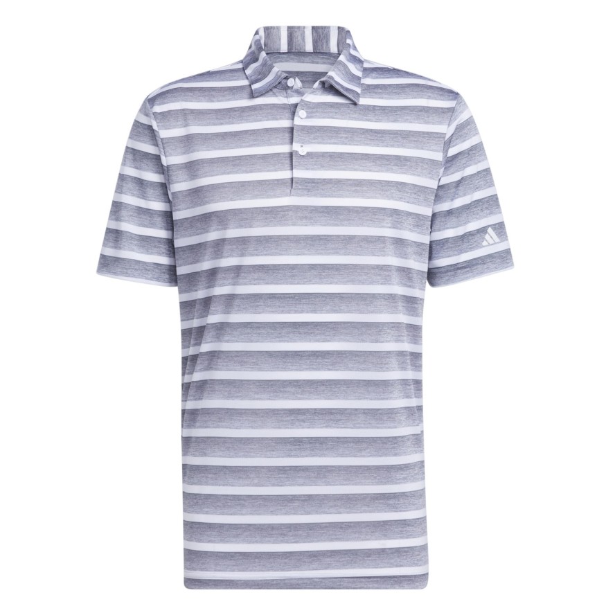 Koszulka polo w dwukolorowe paski adidas