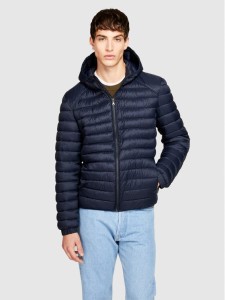 Sisley Kurtka przejściowa 2BA2SN02H Granatowy Slim Fit