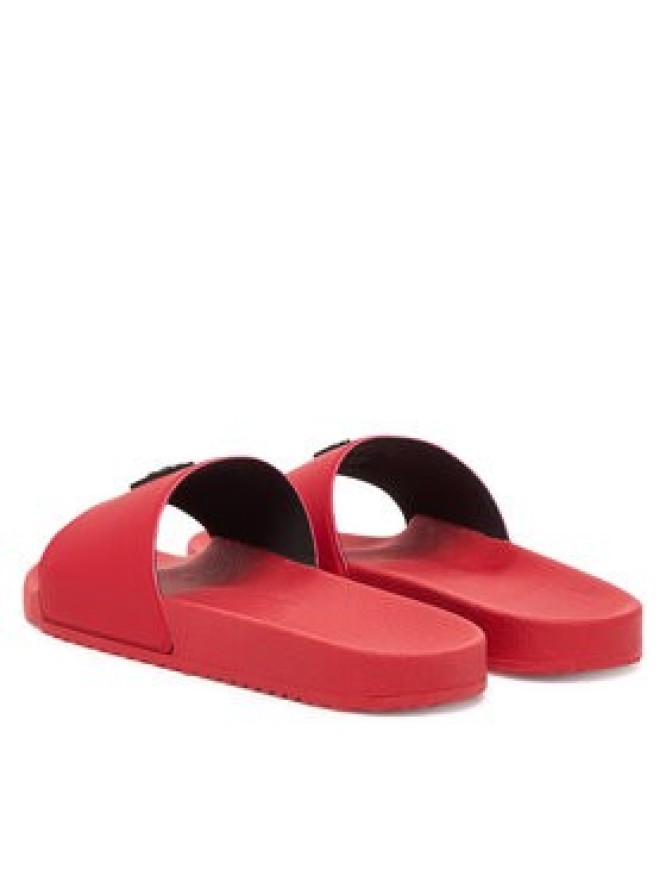 HUGO Klapki Timein 50548671 Czerwony