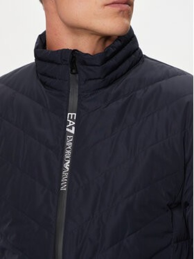 EA7 Emporio Armani Kurtka puchowa 8NPB13 PNE1Z 1562 Granatowy Regular Fit