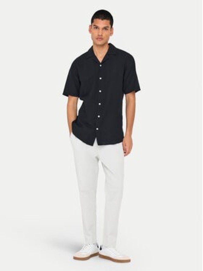 Only & Sons Koszula Caiden 22025116 Czarny Slim Fit