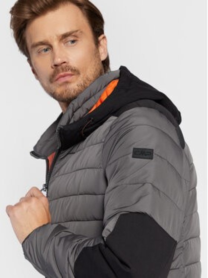 CMP Kurtka przejściowa 32K3187 Szary Regular Fit