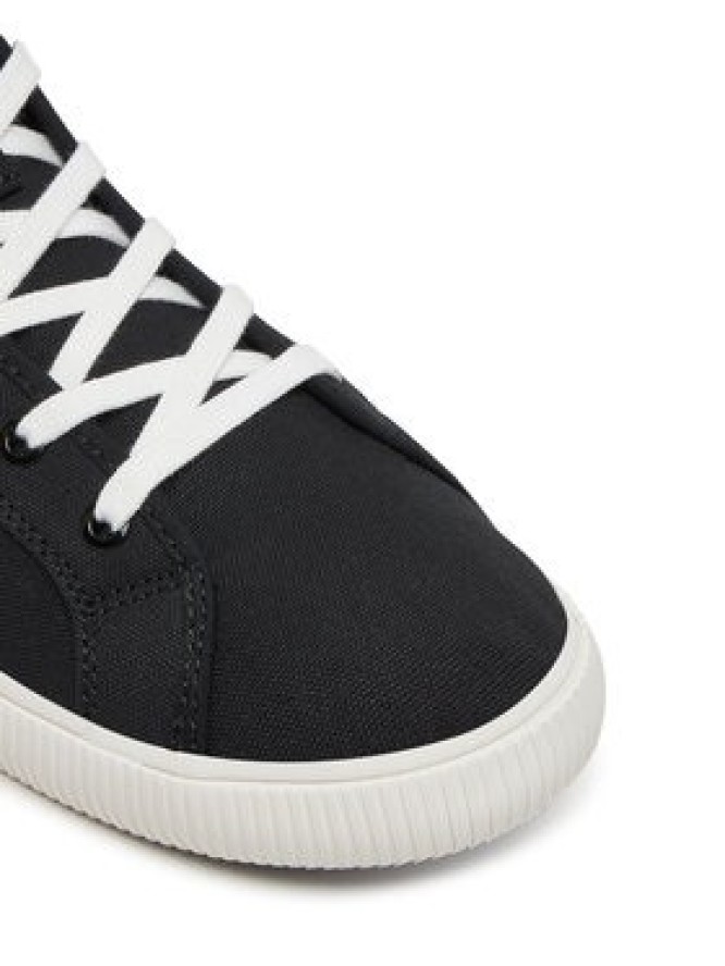 Calvin Klein Jeans Sneakersy Ess Vulc Mid Mg Canvas YM0YM01210 Czarny