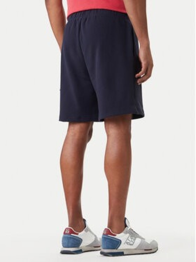 Napapijri Szorty sportowe N-Box Logo Cargo NP0A4I59 Granatowy Regular Fit