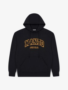 MANTO bluza z kapturem VARSITY 26 czarna
