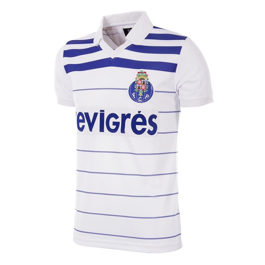 Koszulka retro piłkarska dla dorosłych - FC Porto 1985-86 Gość - Biała