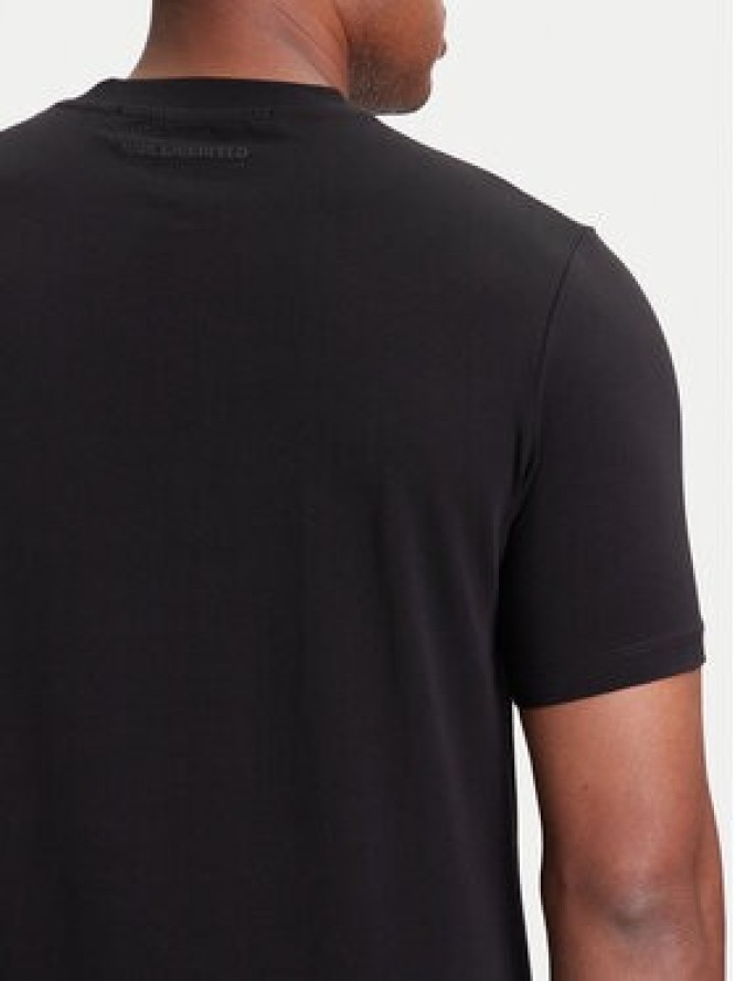 KARL LAGERFELD T-Shirt 755042 553235 Czarny Regular Fit
