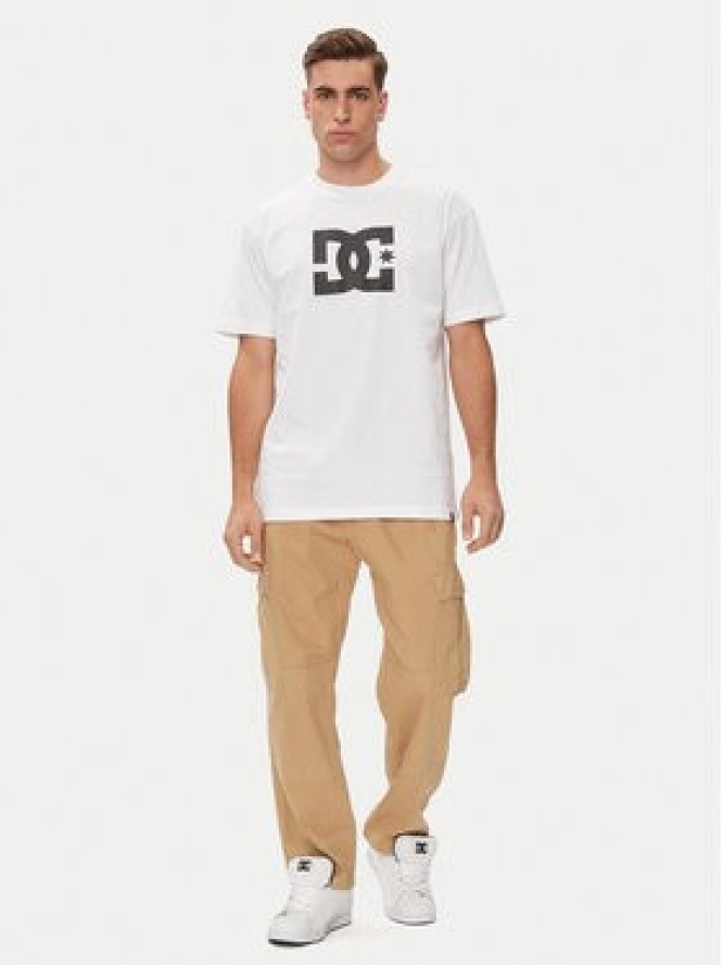 DC Shoes T-Shirt Star Hss ADYZT05373 Biały Relaxed Fit
