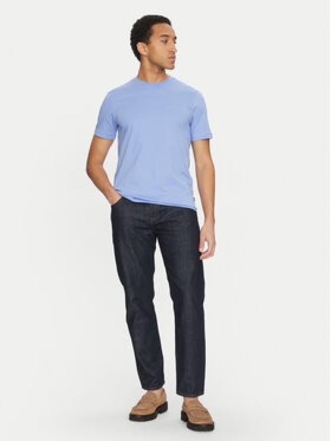 BOSS T-Shirt Thompson 01 50468347 Niebieski Regular Fit