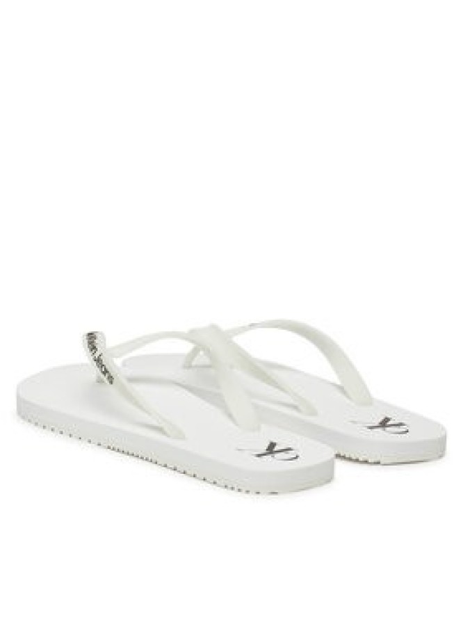 Calvin Klein Jeans Japonki Beach Sandal Transparent Tpu YM0YM01267 Biały
