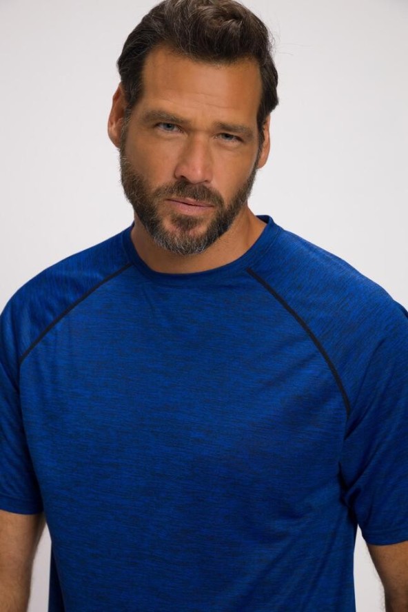 Męski T-shirt FLEXNAMIC® Odzież fitness krótki raglanowy rękaw