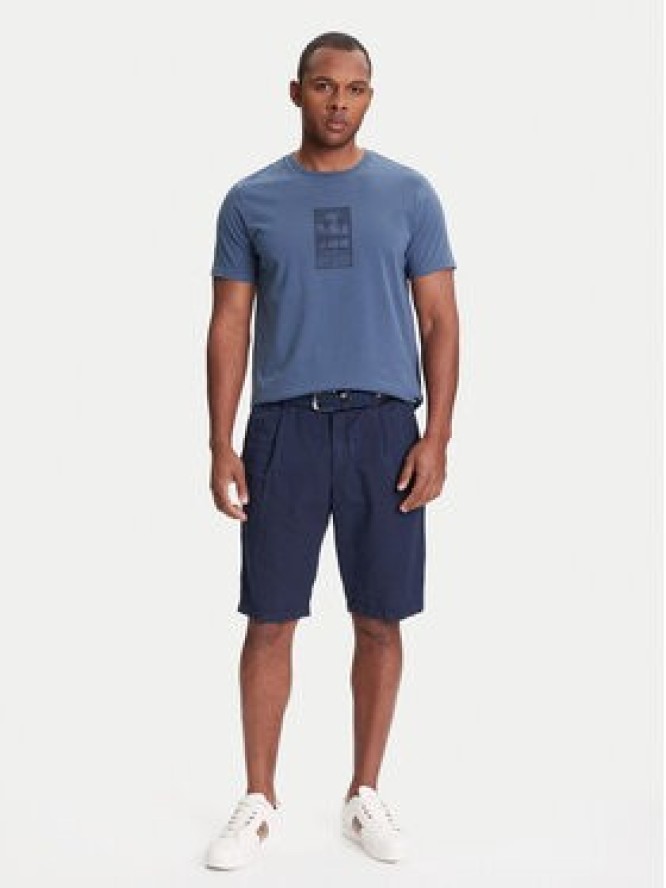 Guess T-Shirt M5YI67 KBW41 Niebieski Regular Fit