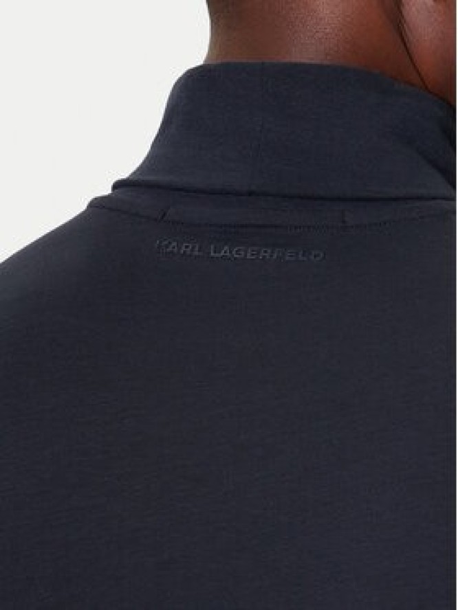 KARL LAGERFELD Golf 755023 554226 Granatowy Regular Fit