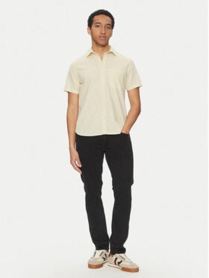 Blend Koszula 20718401 Beżowy Regular Fit