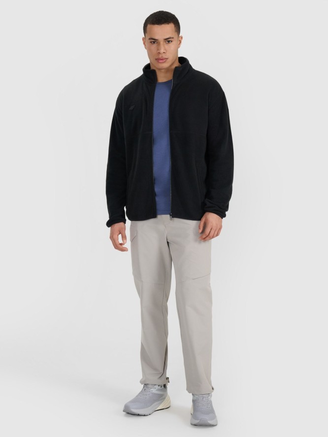 4F Polar regular ze stójką męski - czarny XL