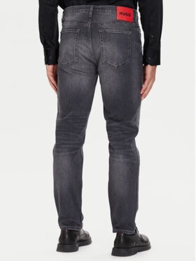 HUGO Jeansy 50547274 Szary Tapered Fit
