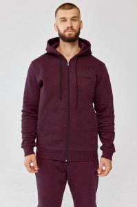 Męska bluza dresowa z kapturem Rough Radical Track Hoodie Zip