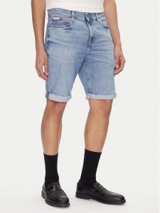 Calvin Klein Jeans Szorty jeansowe J30J327516 Niebieski Slim Fit