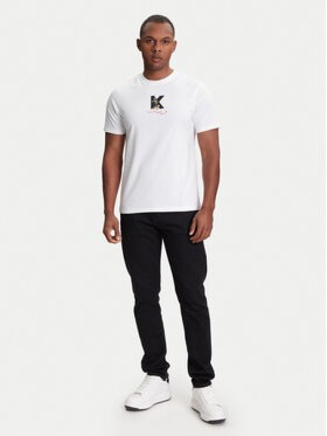 KARL LAGERFELD T-Shirt 755099 553270 Biały Regular Fit