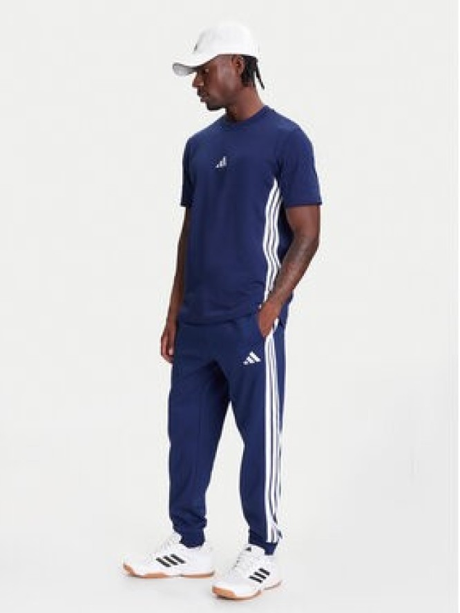 adidas Spodnie dresowe Essentials 3-Stripes JD1859 Niebieski Regular Fit