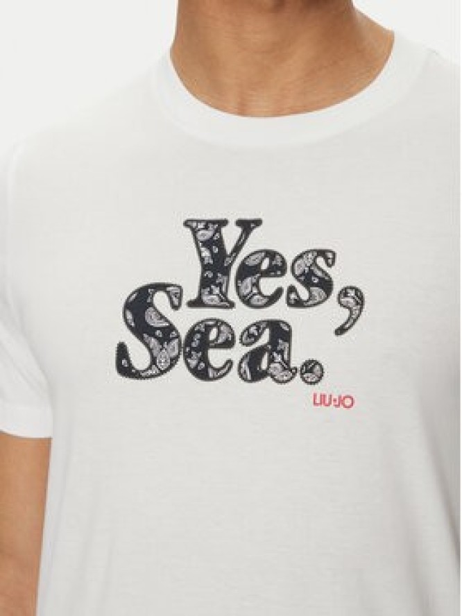 Liu Jo T-Shirt QA5190 J4924 Biały Regular Fit