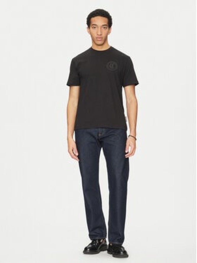 Just Cavalli T-Shirt 78OAHT01 Czarny Regular Fit