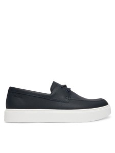 Calvin Klein Półbuty Hybrid Clean Boat Shoe Lth HM0HM02233 Granatowy
