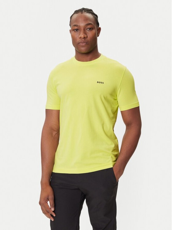 BOSS T-Shirt 50506373 Zielony Regular Fit