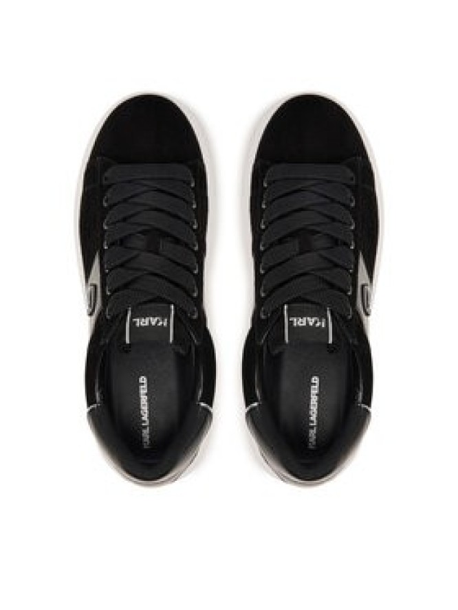 KARL LAGERFELD Sneakersy Kapri Lug KL57527 Czarny