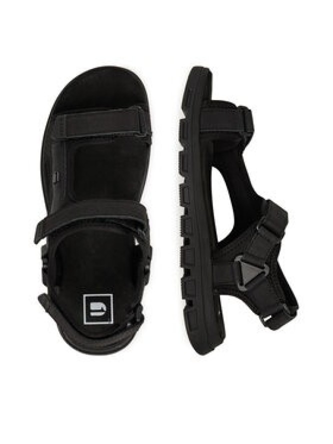 G-Star Raw Sandały ZAC-12 MI08 Czarny