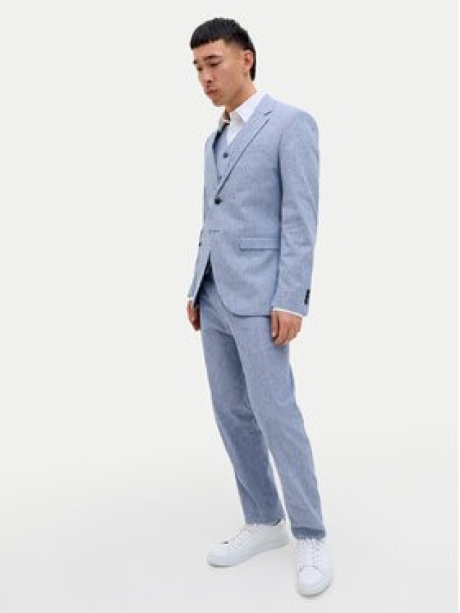 Jack & Jones Chinosy Riviera 12228724 Błękitny Slim Fit