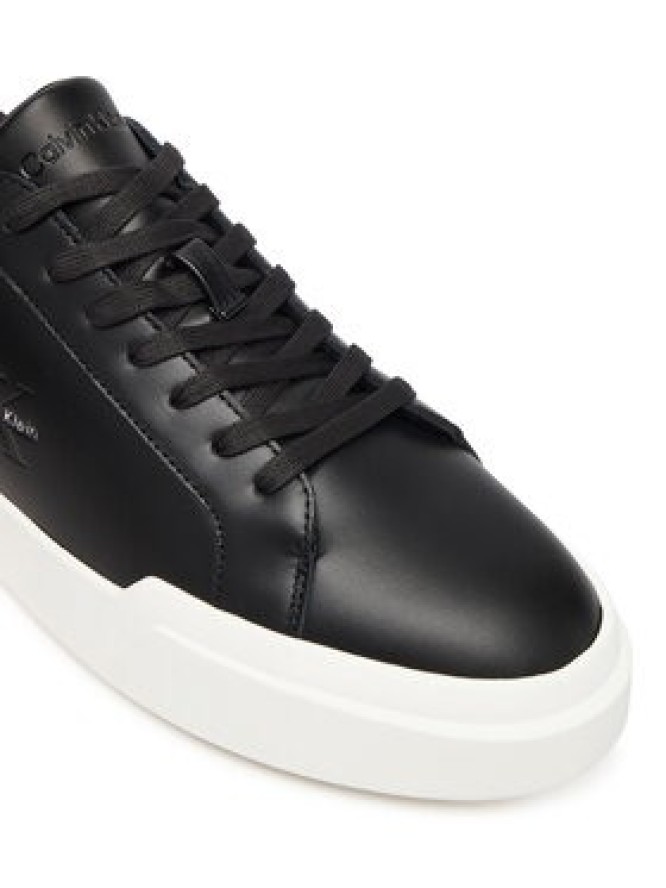 Calvin Klein Sneakersy Chunky Cupsole Laceup Lth YM0YM01344 Czarny