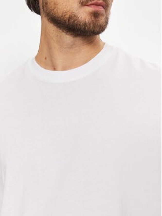 Jack & Jones T-Shirt Charge 12259975 Biały Oversize