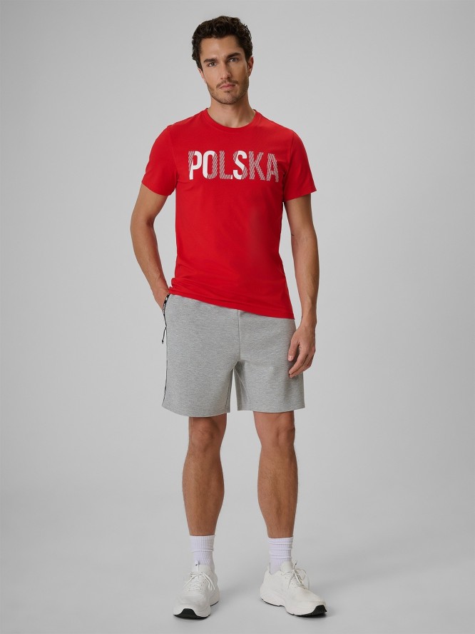 4F Spodenki kibica męskie - szare L