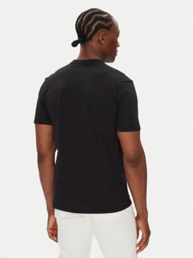 Calvin Klein Jeans T-Shirt Center Monogram LV04RC857G Czarny Regular Fit