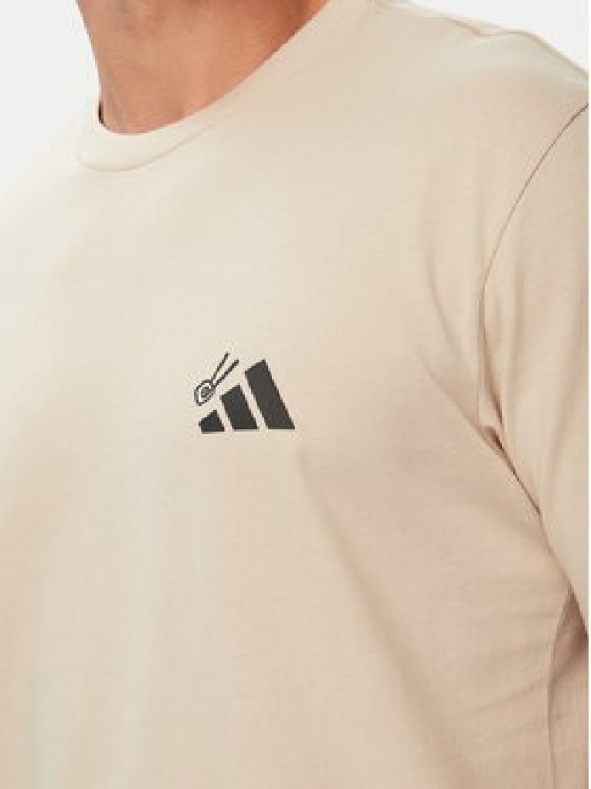 adidas T-Shirt Sushi Graphic KT9708 Beżowy jasny Regular Fit