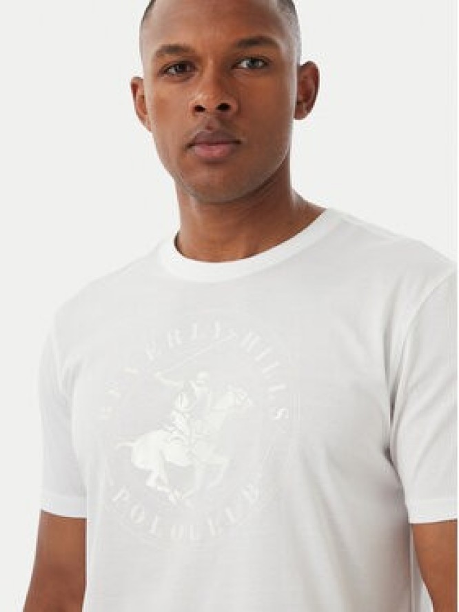 Beverly Hills Polo Club T-Shirt M1546 Biały Regular Fit
