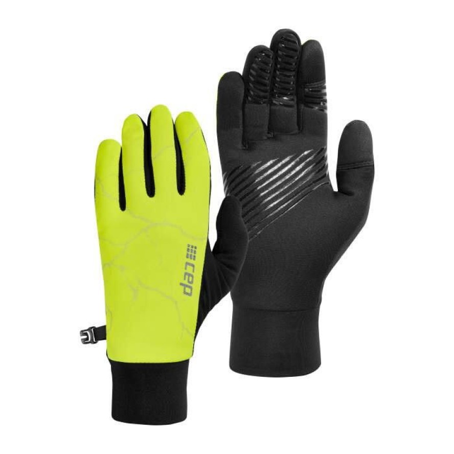Sportowe rękawiczki odblaskowe CEP Reflective unisex