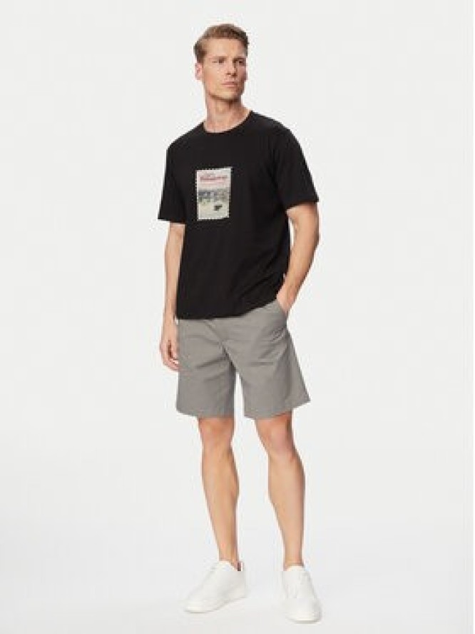 Jack & Jones Szorty materiałowe Jaiden Rocco 12292831 Szary Regular Fit
