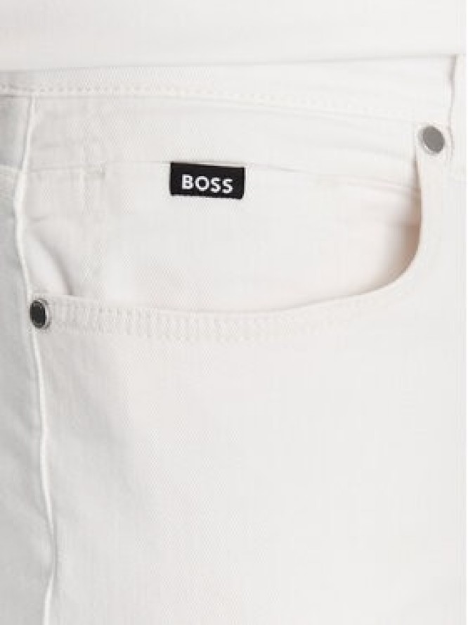 BOSS Jeansy H-Delaware 50540492 Biały Slim Fit