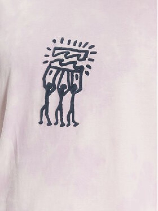 Billabong T-Shirt Together ABYZT01737 Różowy Regular Fit