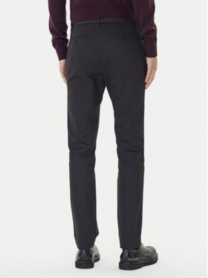 Calvin Klein Chinosy LV04LD613G Czarny Slim Fit