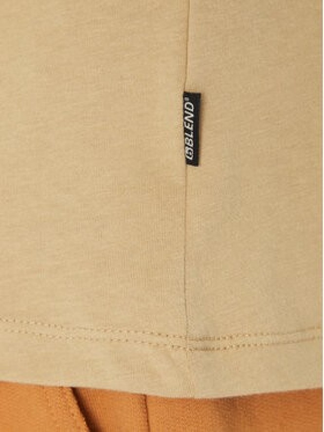 Blend T-Shirt 20717759 Beżowy Regular Fit