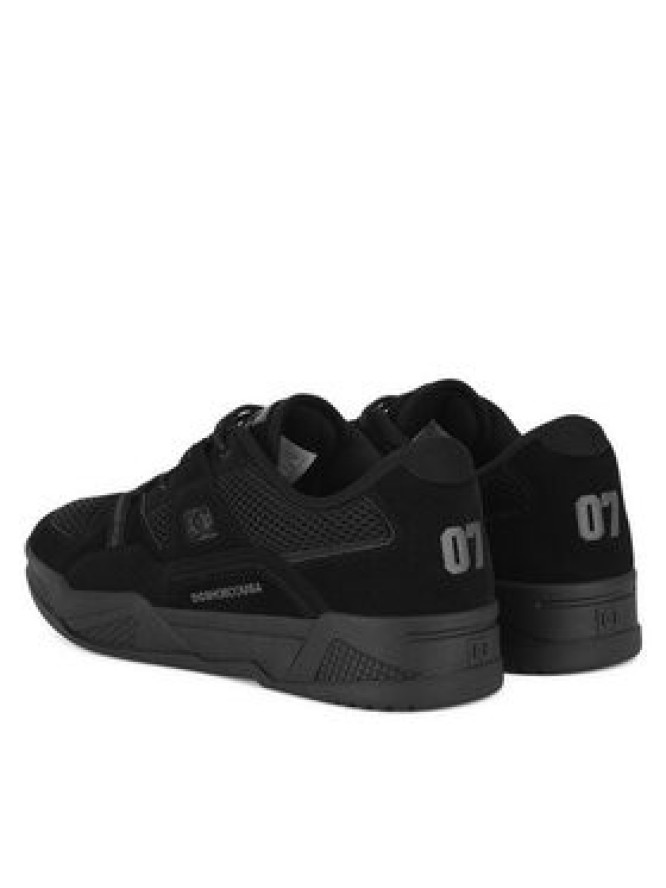 DC Shoes Sneakersy CONSTRUCT ADYS100822-3BK Czarny
