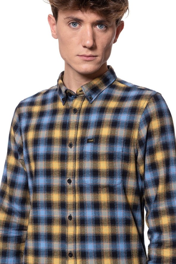 KOSZULA LEE BUTTON DOWN FROST BLUE L880OMMJ 112123352